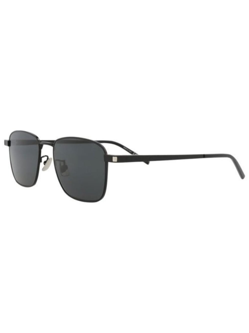 New Saint Laurent Unisex Square/Rectangle Black Black Black Fashion Designer Sun